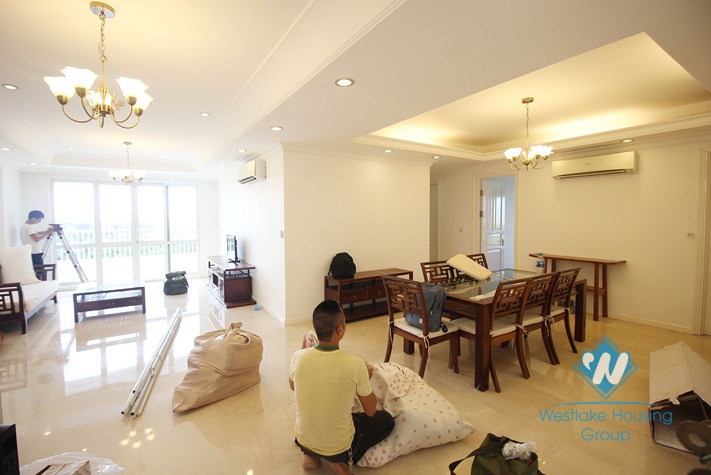 Finest vintage-designed apartment available for rent in Ciputra, Tay Ho, Hanoi